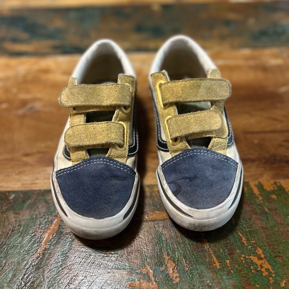Vans Kids Sneakers in Yellow and Navy
